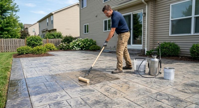 Concrete Walkway Sealing in Kansas City, KS