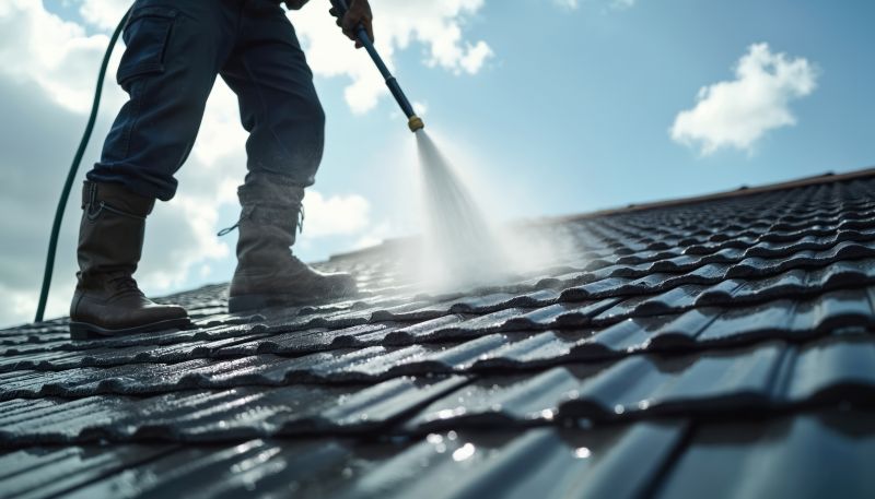 Garage Roof Power Washing in Vancouver, WA