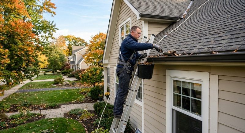 Gutter Downspout Unclogging in Fredericksburg, VA