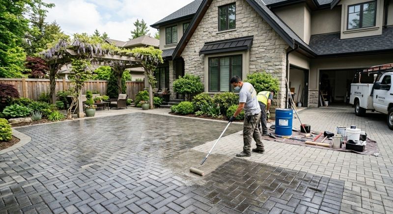 Courtyard Sealing in Gig Harbor, WA